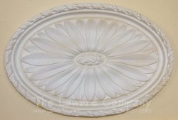 Ceiling Medallion, Large Oval, Flower