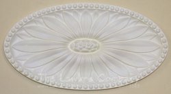 Ceiling Medallion, Medium Oval Flower