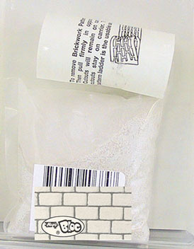 Magic Brick Kit, White, 2 Sq Feet