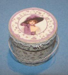 Hat Box Kit with Lady, Lavender