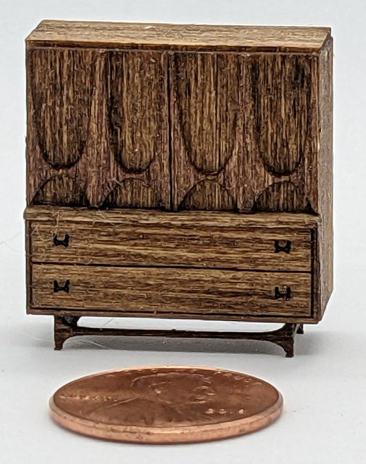 1/4" Scale Midcentury Highboy Dresser Kit