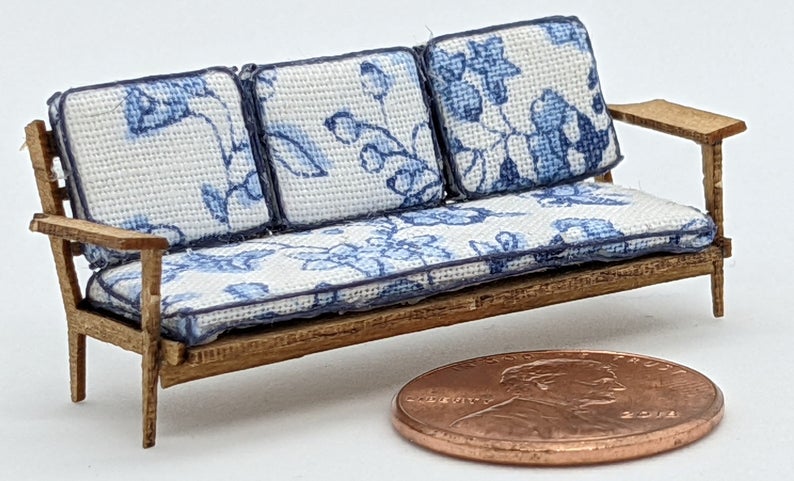 1/4" Scale Midcentury Sofa Kit