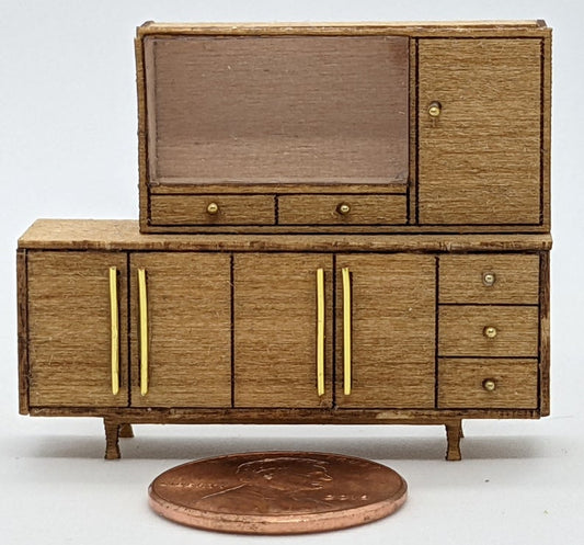 1/4" Scale Midcentury Tall Cabinet Kit