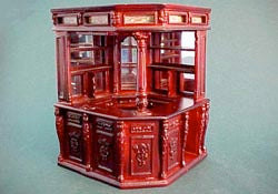 1/2" Scale Bespaq Old English Pub Bar in Mahogany