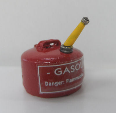 Gasoline Can, Red with Yellow Spout