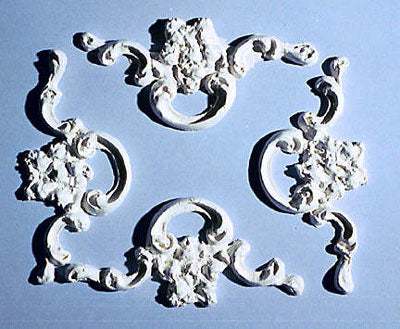 Ceiling Applique Flower with Swirl, #11