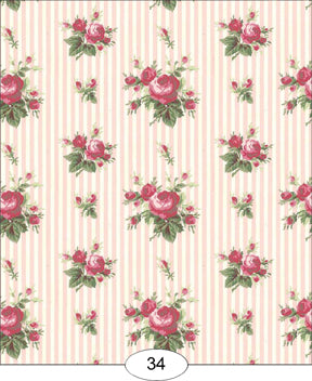 Rose Stripe Wallpaper