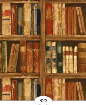 Library Background Red Drawing Library Wallpaper, Red – Miniature Designs, Inc.