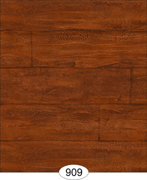 Wood Plank Floor Wallpaper, Dark Cherry