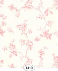 Emma Toile, Pink Wallpaper