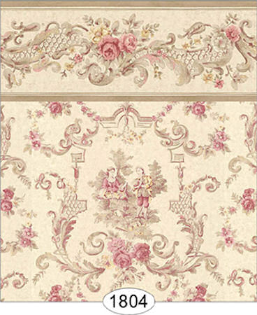 Williamsburg Tapestry Beige Wallpaper