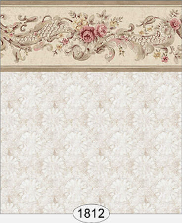 Williamsburg Quilt Beige Wallpaper