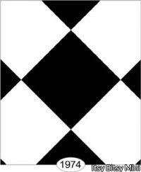 Black & White Tile Wallpaper