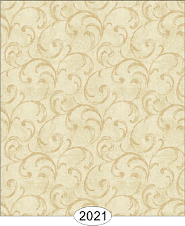 Chloe Scroll Beige Wallpaper