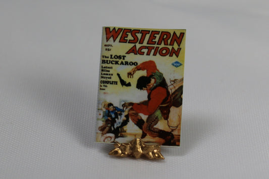 Vintage Western Action Book