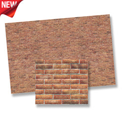 1/2" Scale Modern Brick Wall Sheet